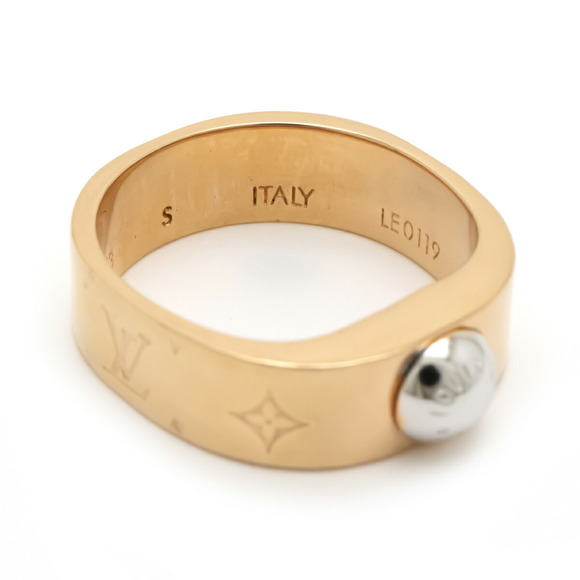 Louis Vuitton Berg Nanogram Ring Ring S Japanese Pink/Gold - Picture 4 of 5